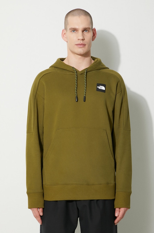 

Хлопковая толстовка U The 489 Hoodie The North Face, зеленый