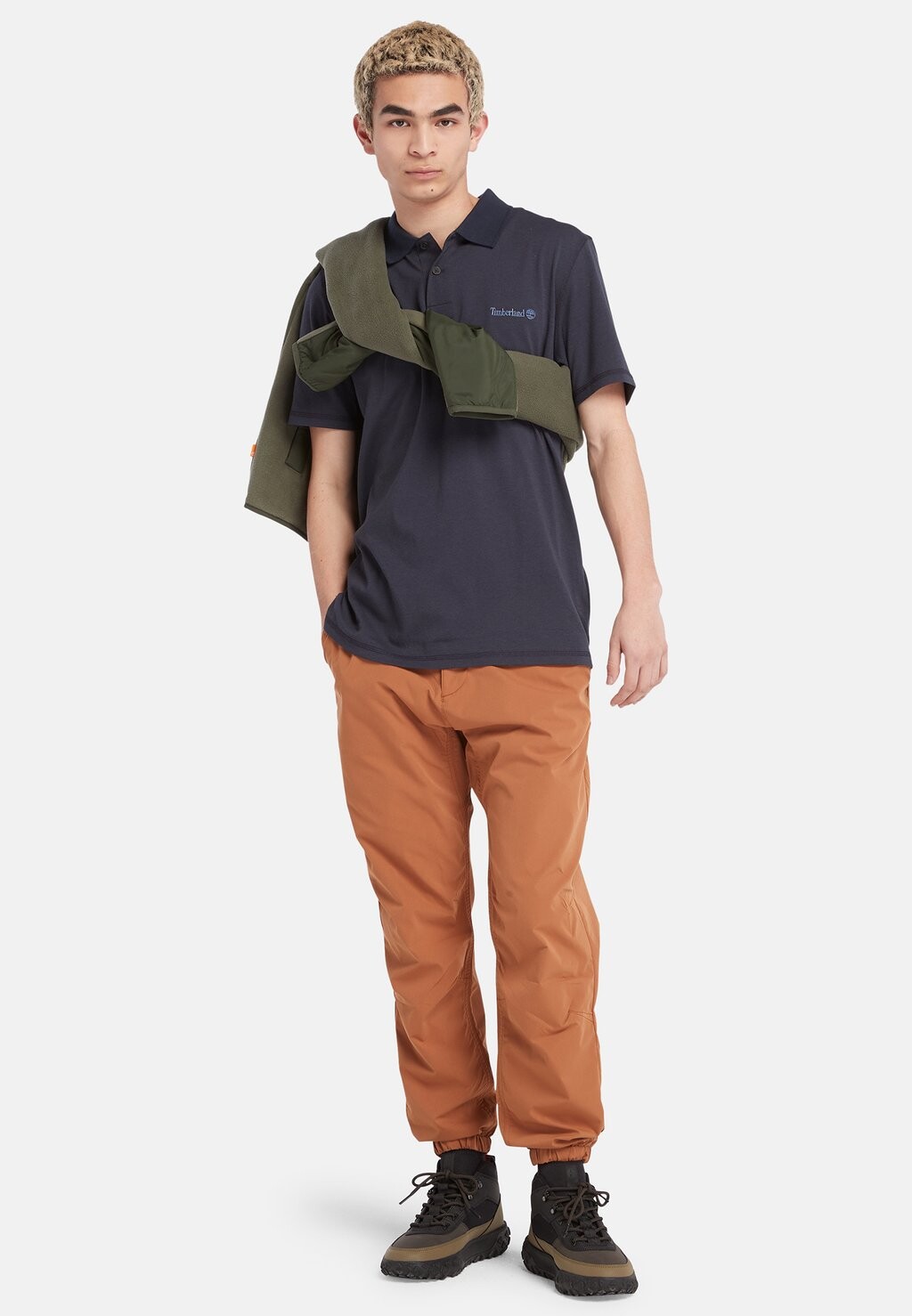 

Рубашка поло WICKING Timberland, темно-синий