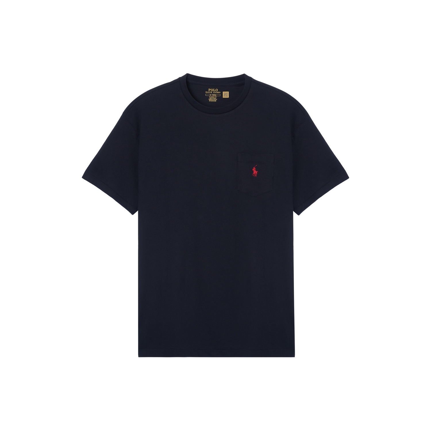 

Футболка с коротким рукавом и карманом Classic Fit Polo Ralph Lauren, черный