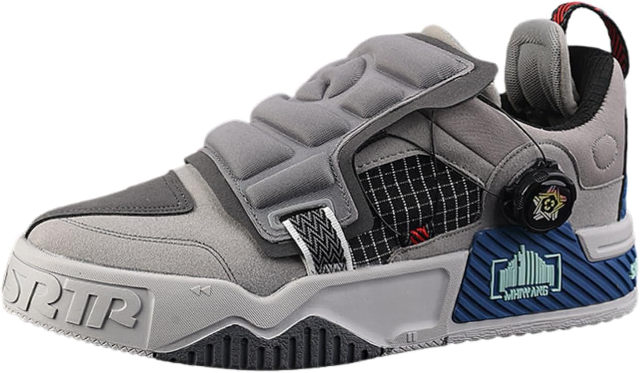 

Мужские кроссовки с толстой подошвой для увеличения роста, повседневные теннисные, беговые, массивные на шнуровке, платформенные, ретро стильные кроссовки Lexamen, серый