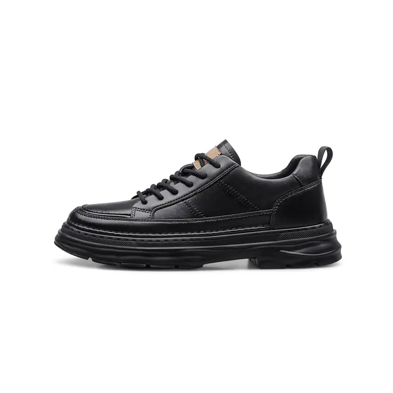 

KANGLONG Мужские повседневные кроссовки Low Top черные, цвет Black