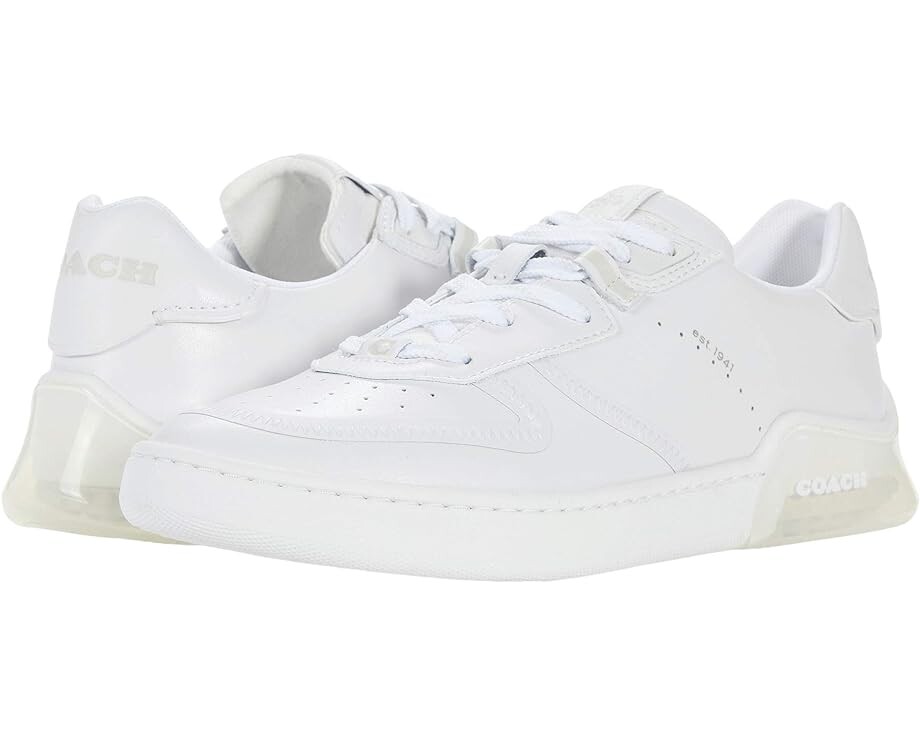 

Кроссовки COACH Citysole Leather Court, цвет Optic White