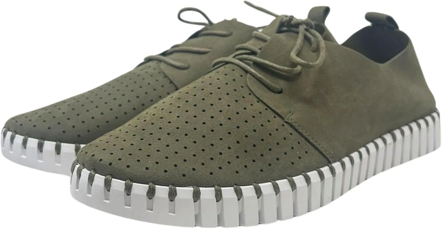 ILSE JACOBSEN Hornbaek Tulip141MEN Мужские повседневные модные кроссовки, Deep Olive