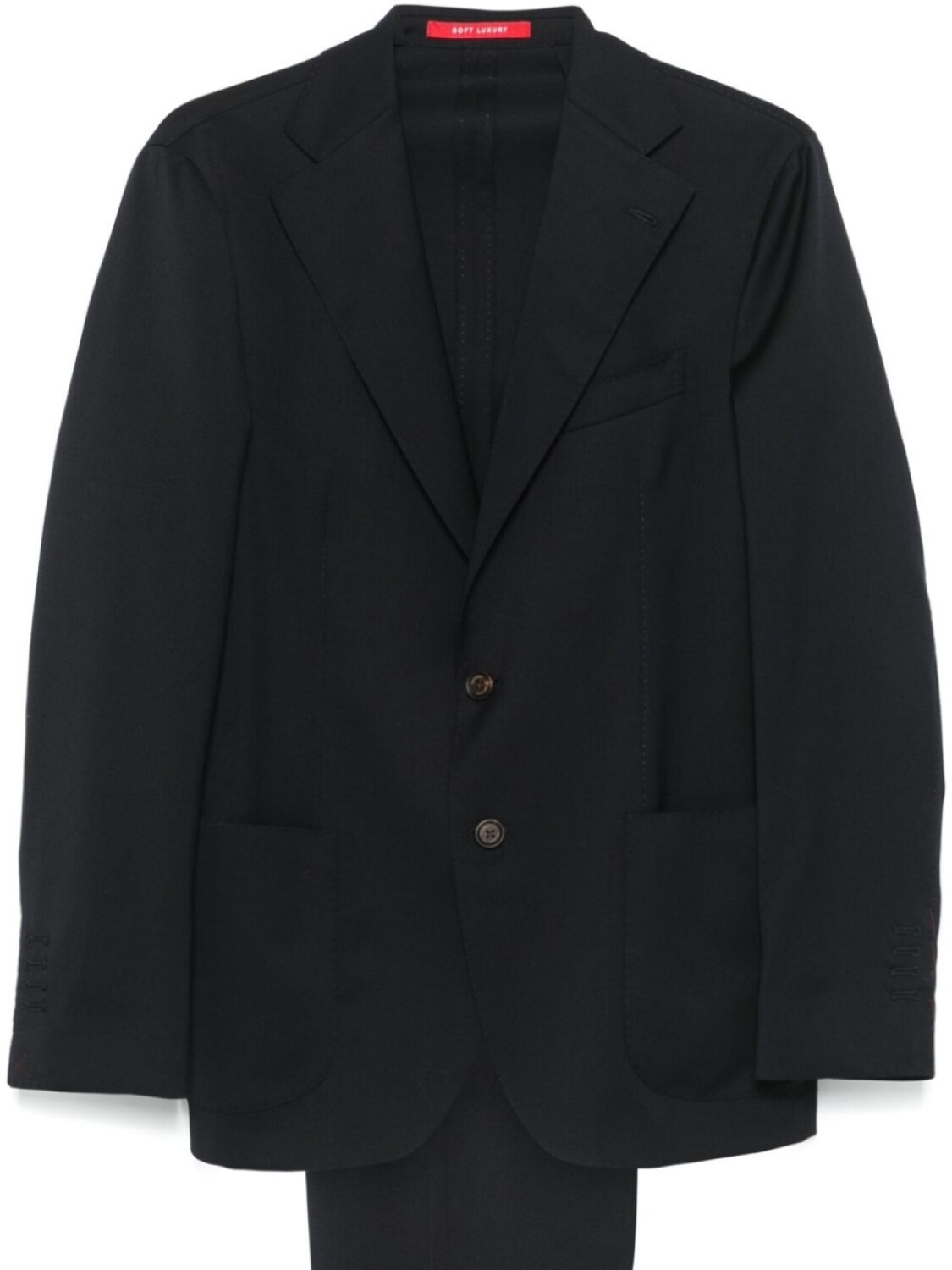 

Костюм из вирджинской шерсти Bagnoli Sartoria Napoli, синий