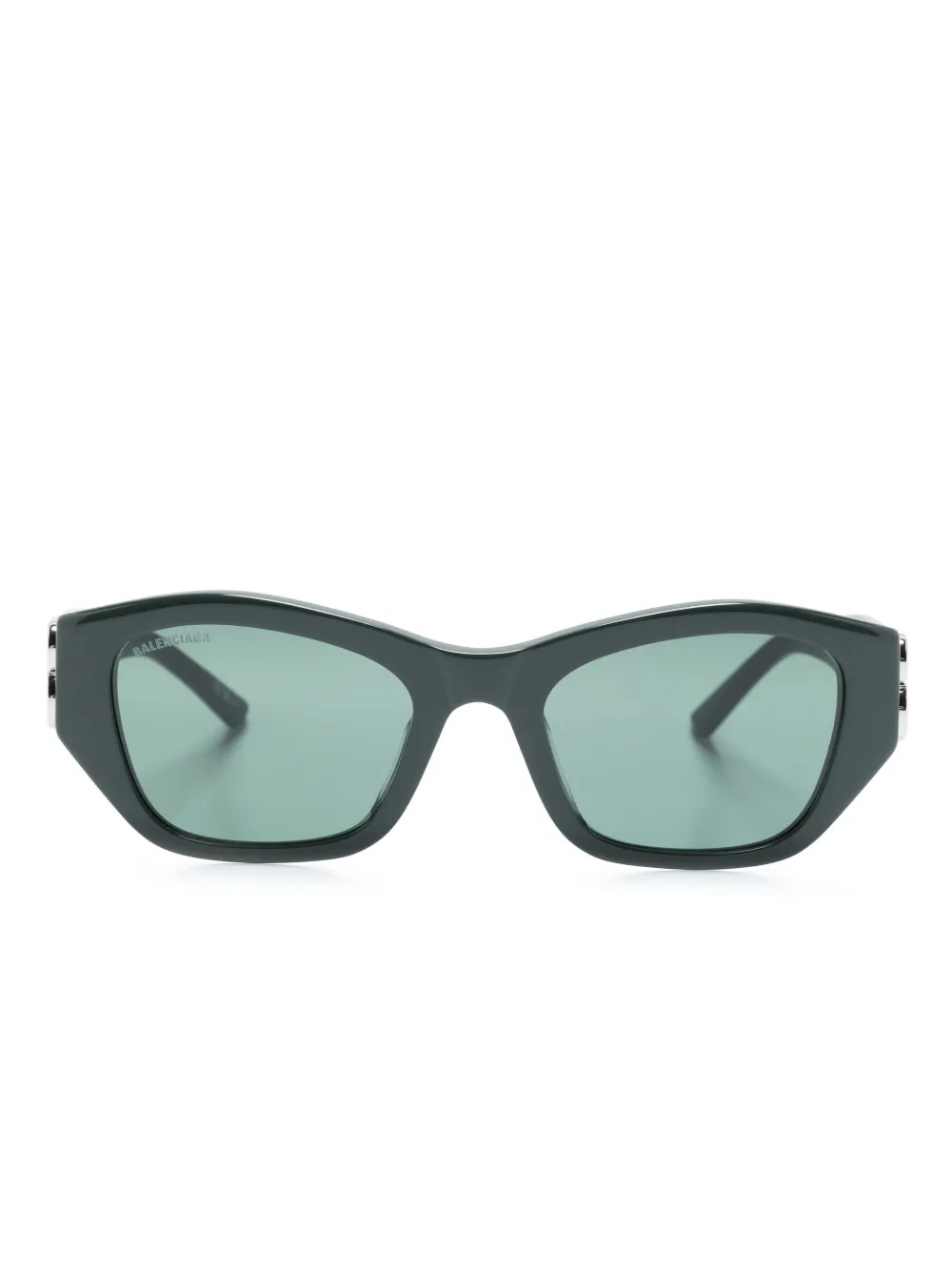 

Солнцезащитные очки BB0311SK в прямоугольной оправе Balenciaga Eyewear, зеленый