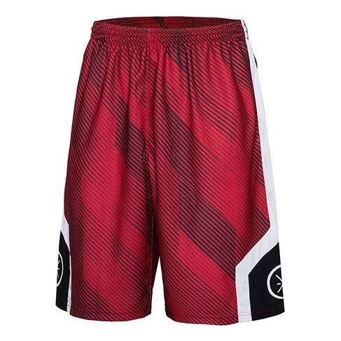 

Шорты баскетбольные шорты с логотипом way of wade Li-Ning, красный