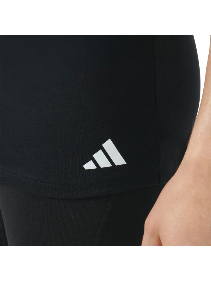 Adidas Набор из 6 футболок черного цвета — фото 3