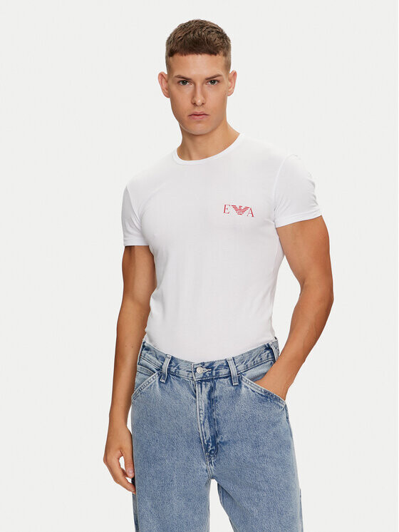 

Набор из 2 футболок приталенного кроя Emporio Armani Underwear, мультиколор
