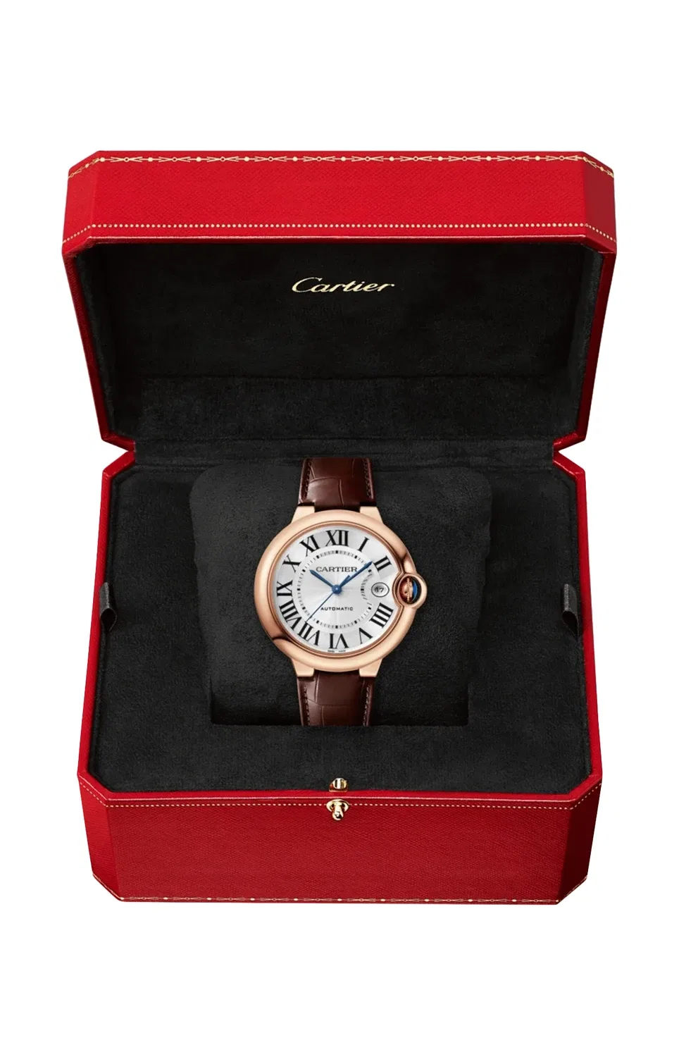 BALLON BLEU DE CARTIER 40 ММ, АВТОМАТИЧЕСКИЕ, РОЗОВОЕ ЗОЛОТО - WGBB0035, золотой — фото 2