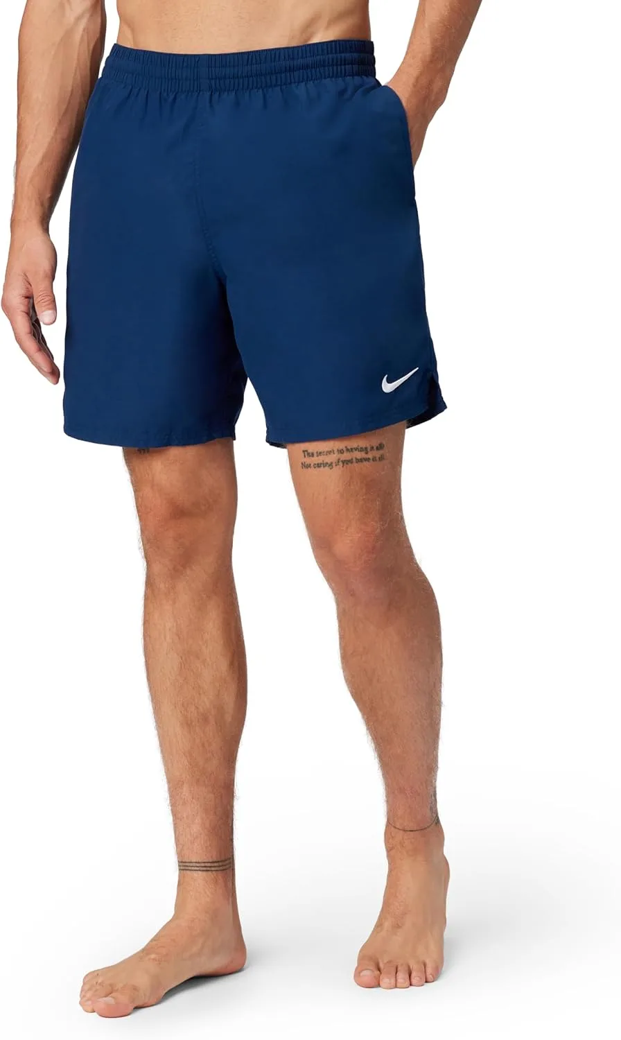 Мужские плавки Nike Swim Breaker Essential 7" с подкладкой Volley, темно-синий