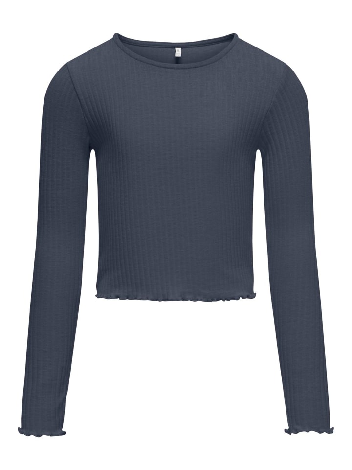 

KIDS ONLY Футболка с длинными рукавами KOGNELLA L/S O-NECK TOP в градиентном синем цвете