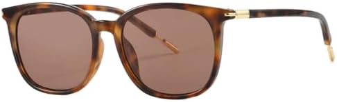 

Модные квадратные солнцезащитные очки-гелевые линзы для женщин, ретро-градиентные линзы, защита от УФ-излучения UV400, трендовые солнцезащитные очки для мужчин MTZJH, Leopard Tea