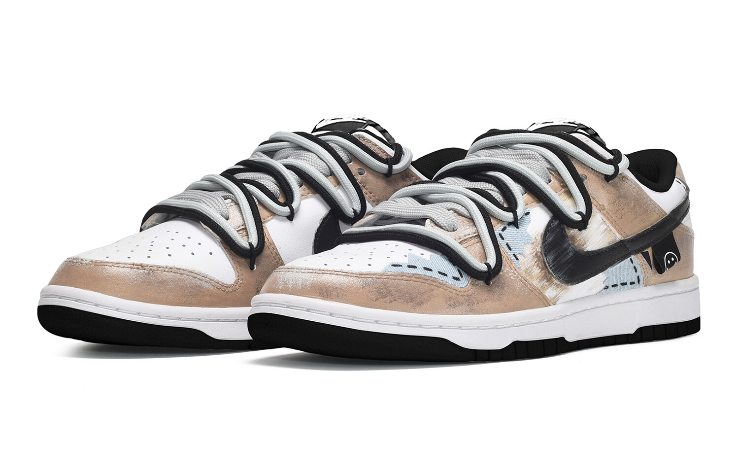 

Женские кроссовки для скейтбординга Nike Dunk, Black/Brown
