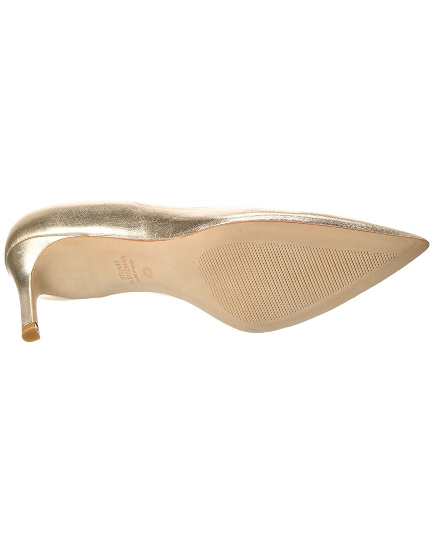 

Кожаные туфли Stuart Weitzman Leigh 75, золото