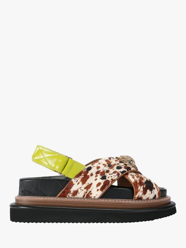 Орсон сандалии с перекрестными ремешками Kurt Geiger London, Brown/Multi