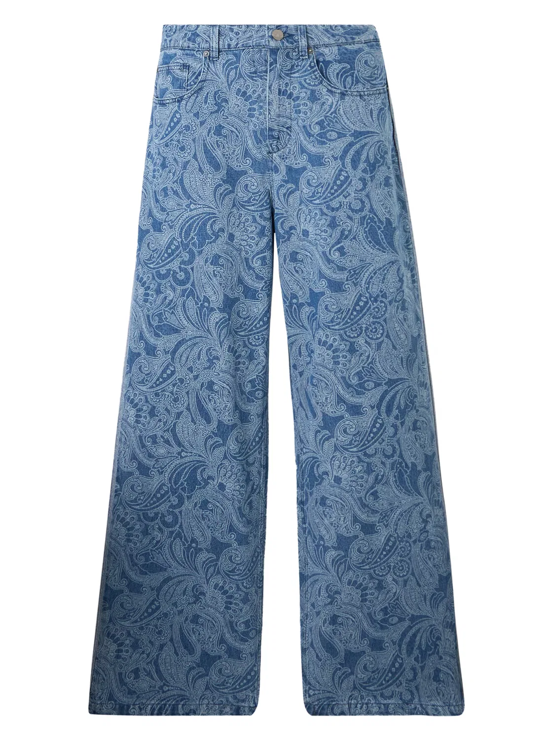 Джинсы Adidas Originals свободного кроя Liberty London Firebird синего цвета