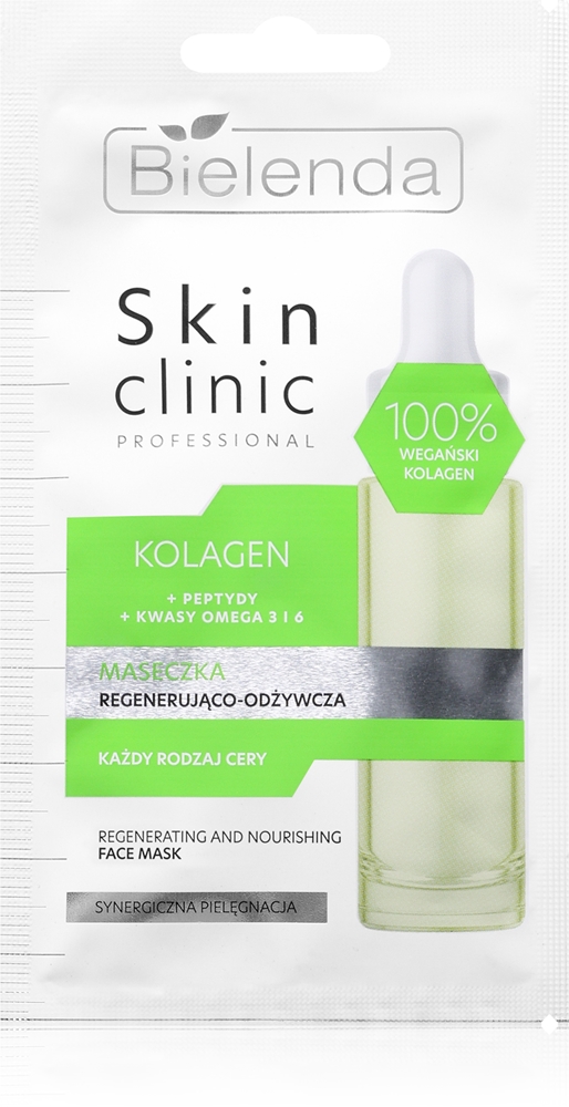 

Питательная восстанавливающая ночная маска Skin Clinic Professional Collagen Bielenda, 8 гр