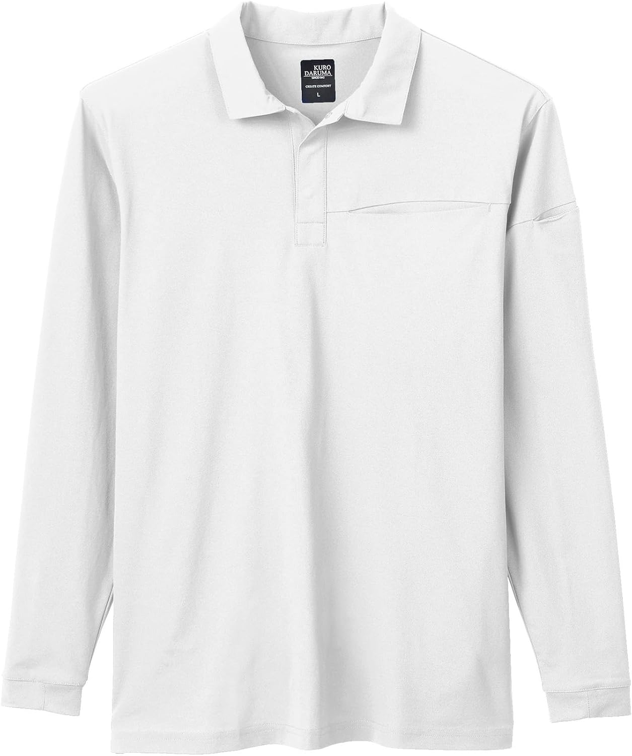 

Мужская рубашка-поло с длинным рукавом Kurodarma 25903 This Is The Daruma, серый