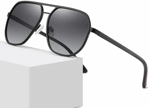 

Солнцезащитные очки для мужчин и женщин 2027 года, квадратная оправа, защита от УФ-излучения UV400, для вождения, рыбалки, плавания и пляжа MTZJH, 6320silver Blue