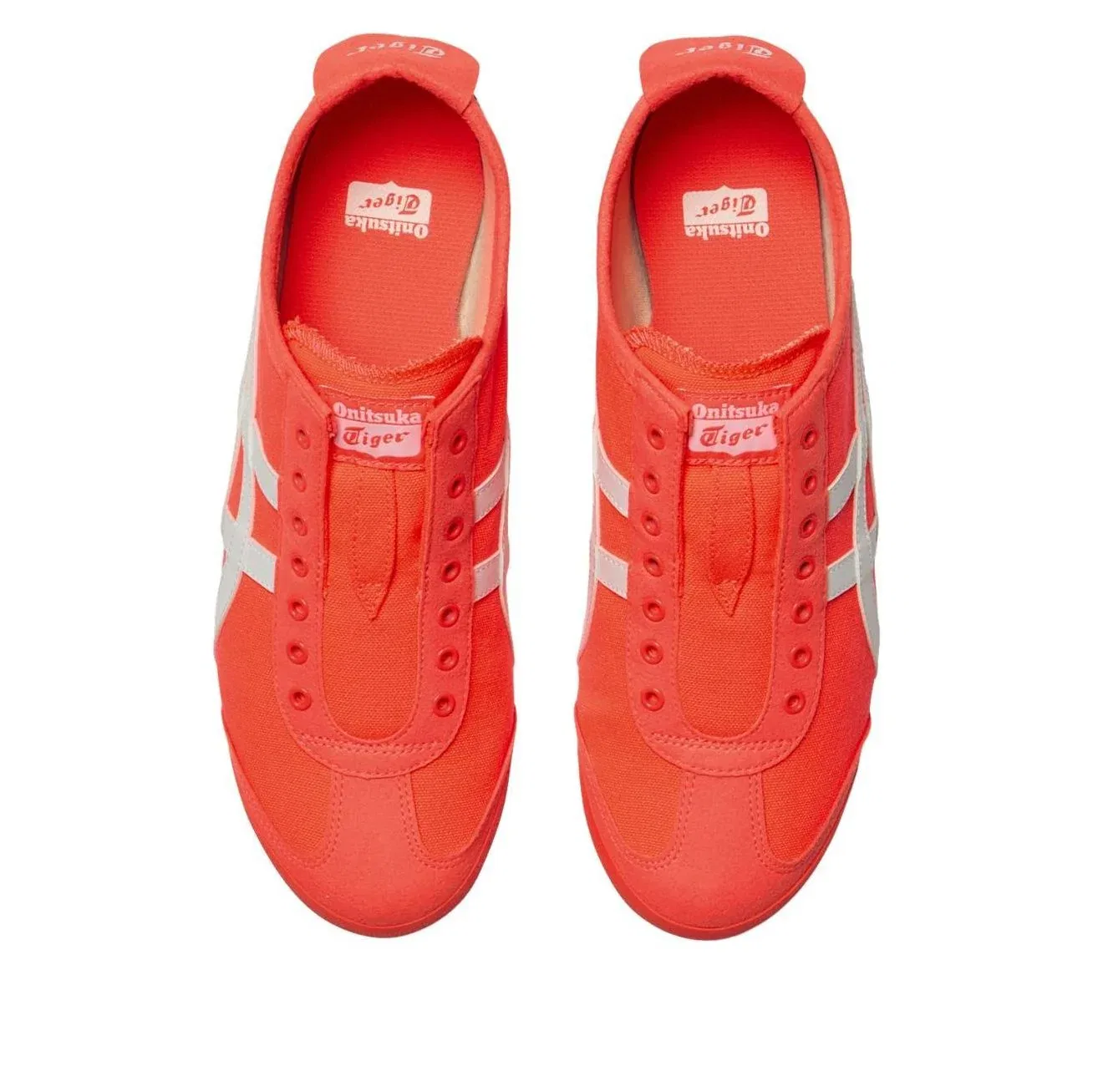 Слипоны Onitsuka Tiger Mexico 66 'Flash Coral White' 1183A360-702, оранжевый — фото 3