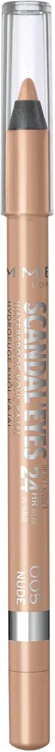 Подводка для глаз Rimmel ScandalEyes Waterproof Kohl Kajal Nude, 1 шт. — фото 2