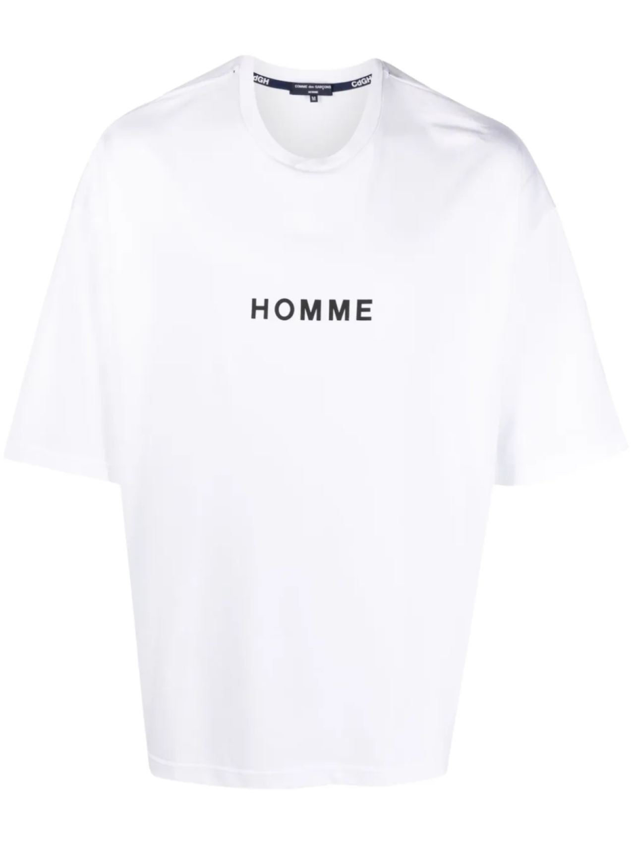 

Comme des Garçons Homme футболка с надписью, белый