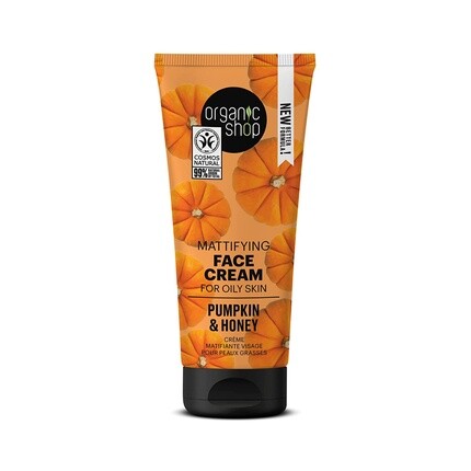 

Матирующий крем для лица для жирной кожи Тыква и мед 50мл, Organic Shop