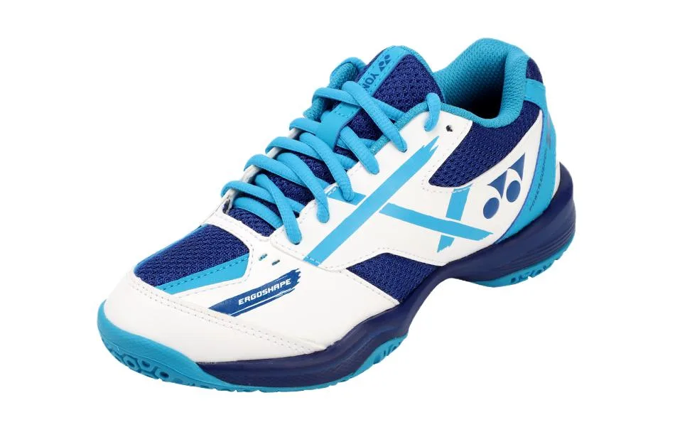 YONEX Детские кроссовки для тренировок low top с противоскользящей амортизацией white blue — фото 4
