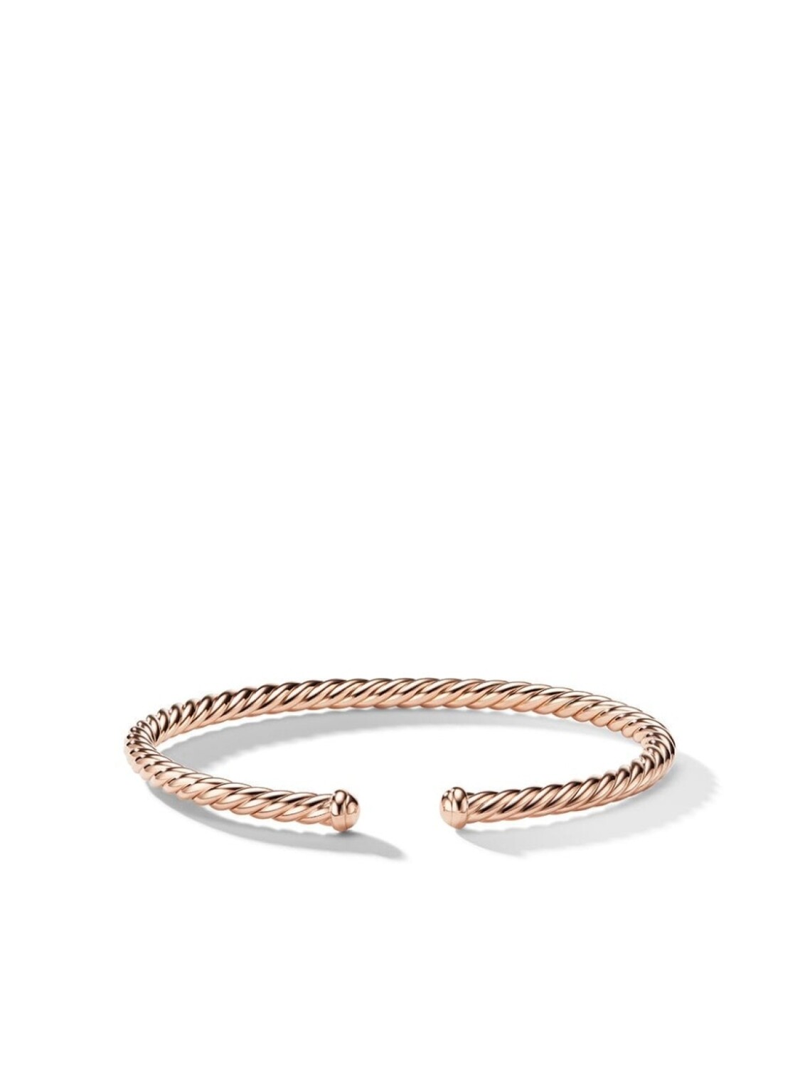

Браслет-кафф из розового золота David Yurman, розовый