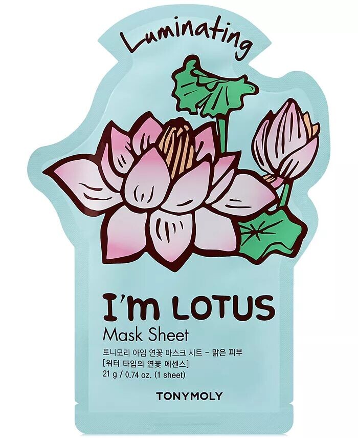 

Тканевая маска I'm Lotus - (Светящаяся) Tonymoly