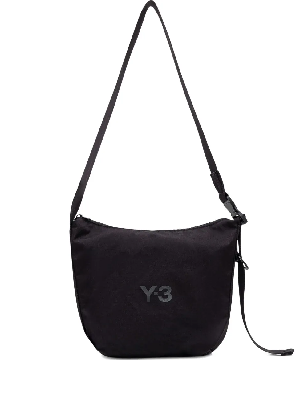 

Сумка через плечо Y3 с логотипом Y-3, черный