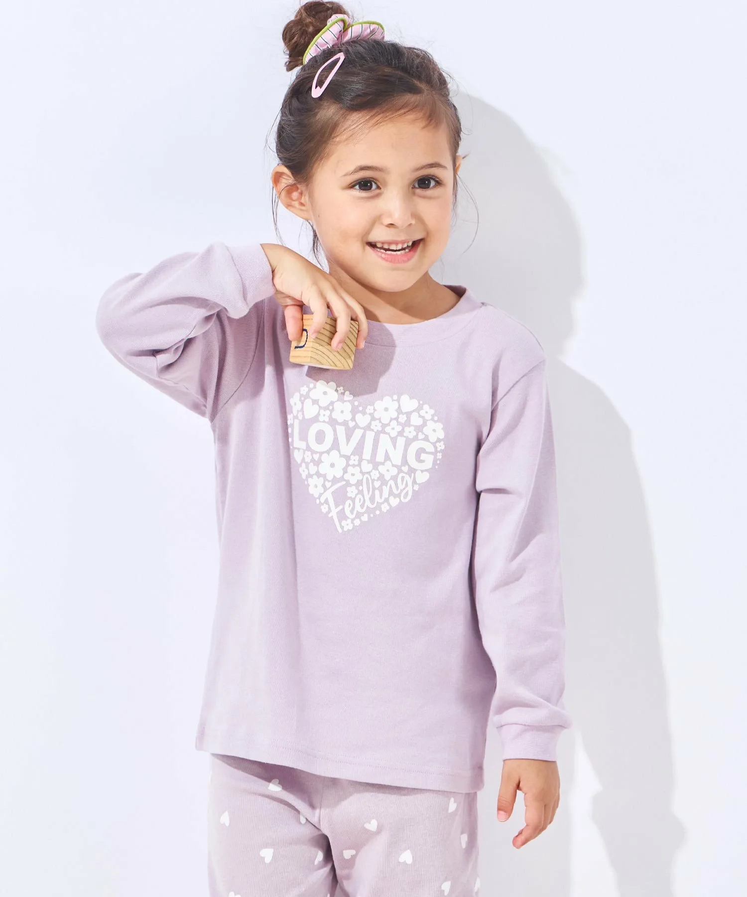 Домашняя одежда для девочек Ever Closet, Lavender Heart