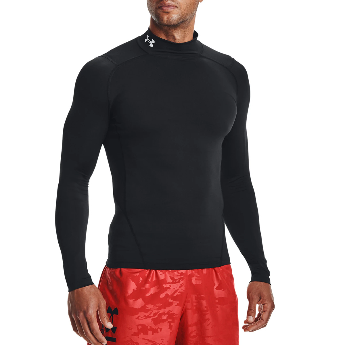 

Мужская футболка Under Armour HeatGear Armour Mock, чёрный