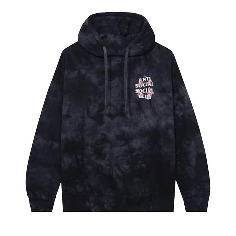 

Худи Anti Social Social Club Kkoch Never Dies 'Black Tie Dye', черный