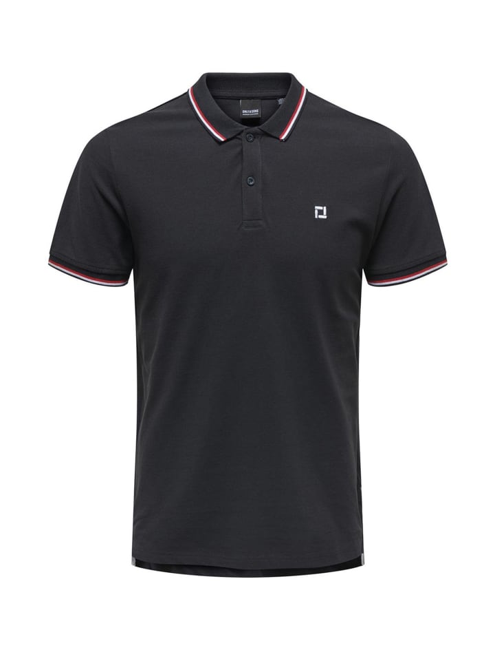 

Поло ONLY & SONS Poloshirt Onsefletcher, цвет Dark navy