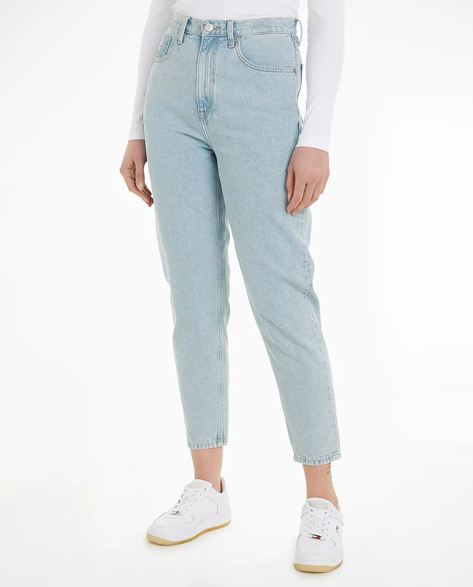 

Женские джинсы Mom fit Tommy Jeans, голубой