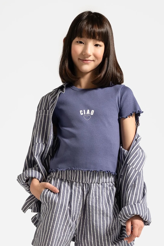 

Футболка Coccodrillo, темно-синий