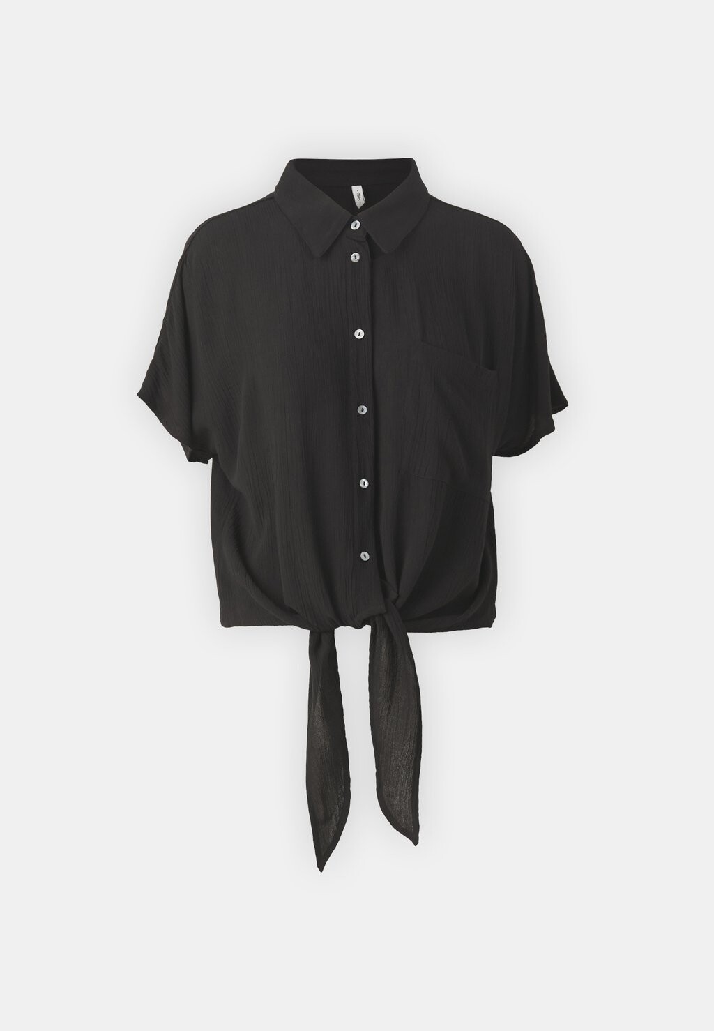 

Рубашка-блузка ONLCHIARA SHIRT KNOT ONLY, черный