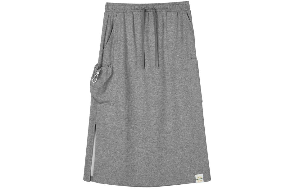 

Повседневная длинная юбка Women's Skechers, серый