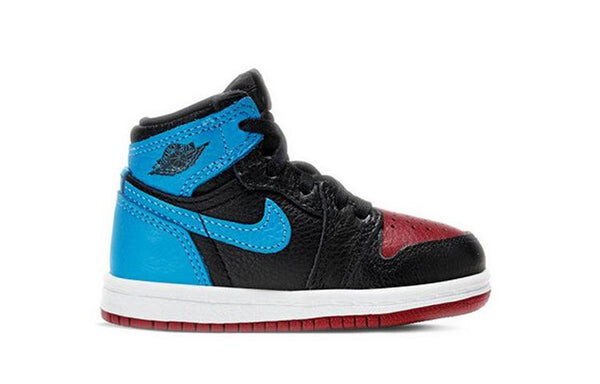 Кроссовки 1 ретро высокие og Air Jordan, черный — фото 2