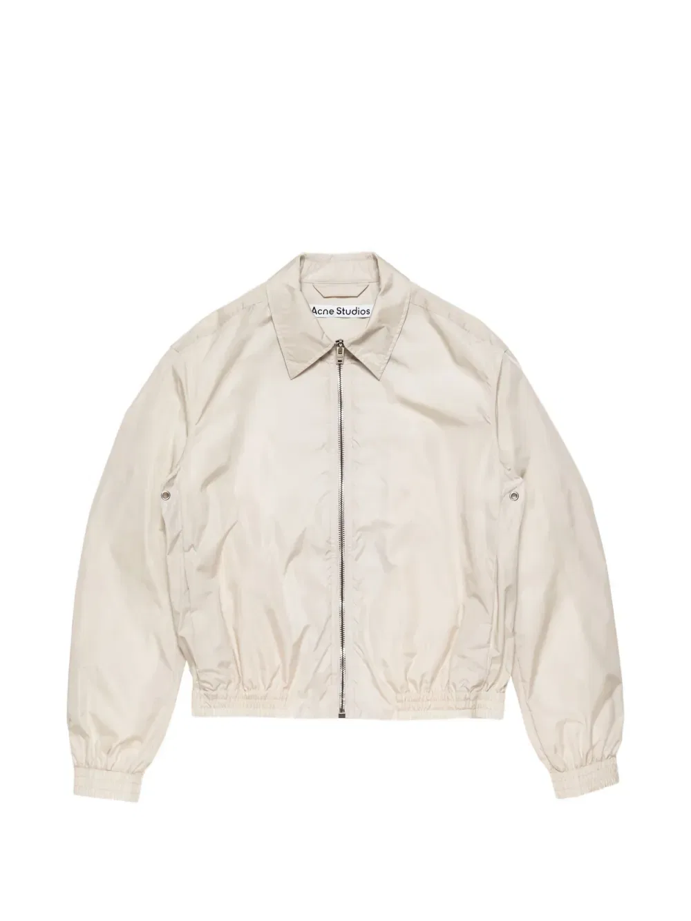 Куртка с логотипом и застежкой-молнией Acne Studios, нейтральный
