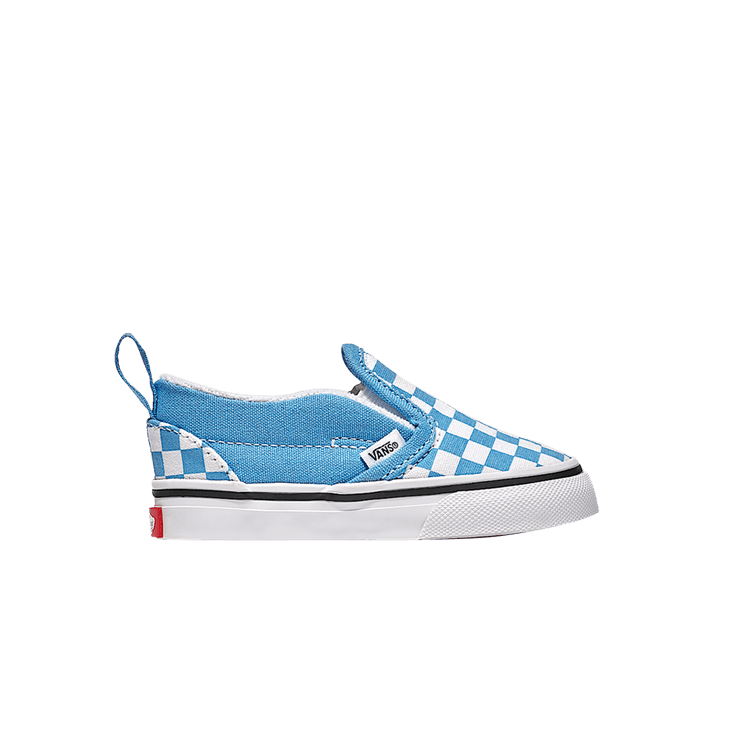 

Кроссовки Vans Classic Slip-On V Toddler 'Checkerboard - Heritage Blue', синий