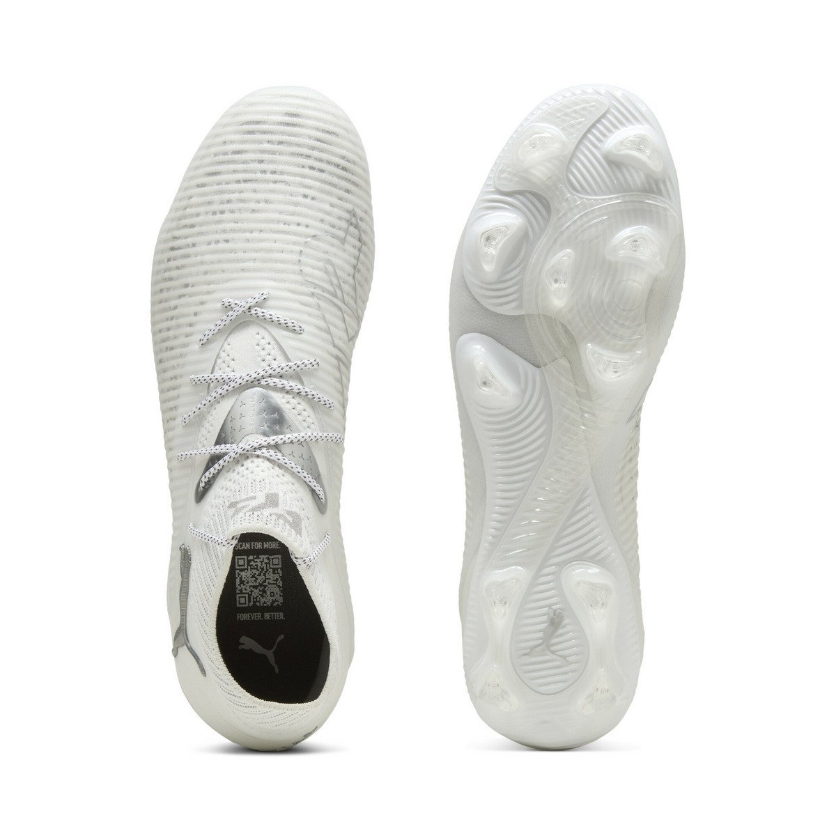 Мужские футбольные бутсы Future 8 Ultimate FG PUMA, PUMA White-Matt — фото 4
