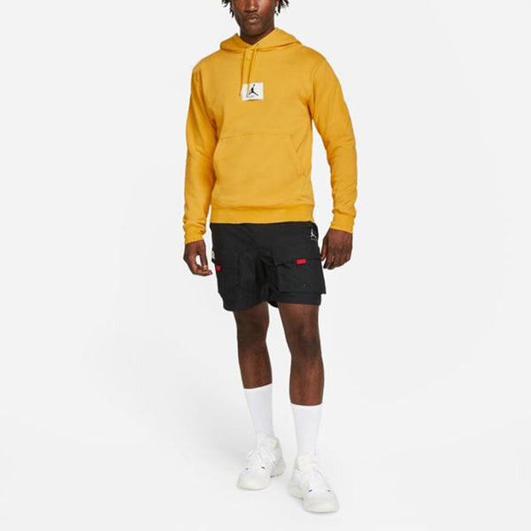 Толстовка Men's Air Jordan Essentials Statement Logo Printing Casual Sports Yellow, желтый — фото 3