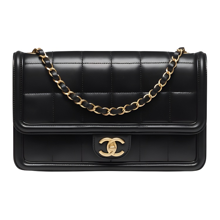 

CHANEL Кожаная сумка через плечо женская черная