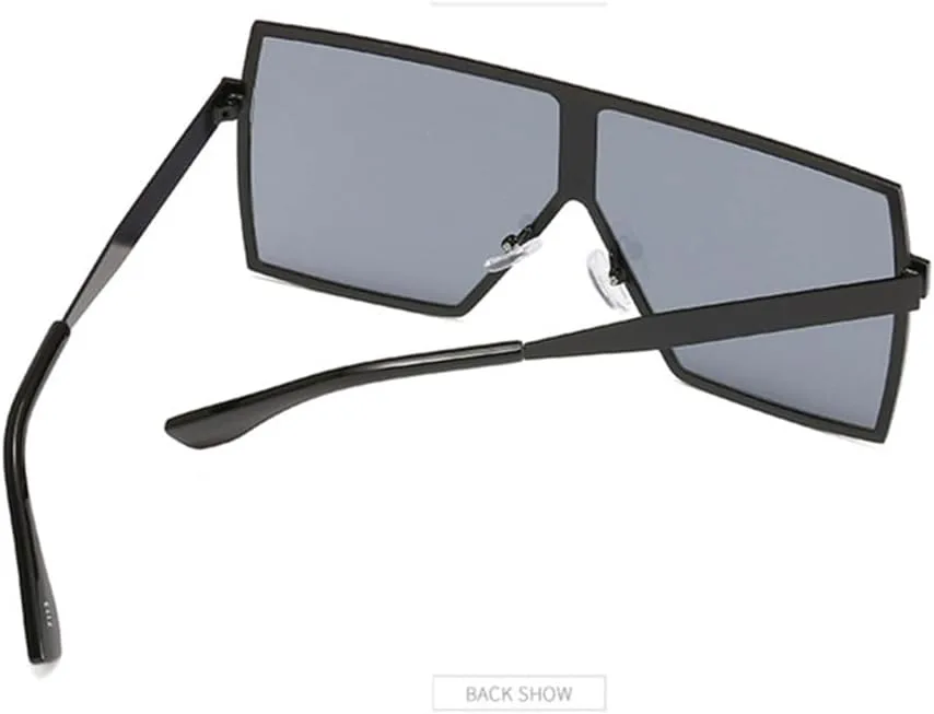 

Золотистые солнцезащитные очки большого размера для женщин, металлическая оправа, коричневые тона, винтажный стиль, защита от ультрафиолета UV400 HCHES, 7