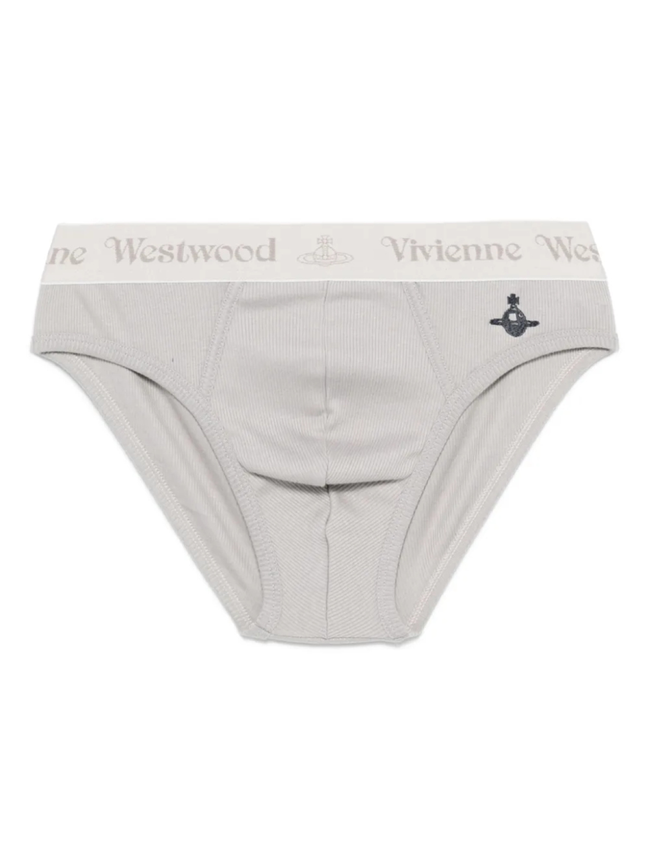 

Трусы с вышитым логотипом Vivienne Westwood, серый