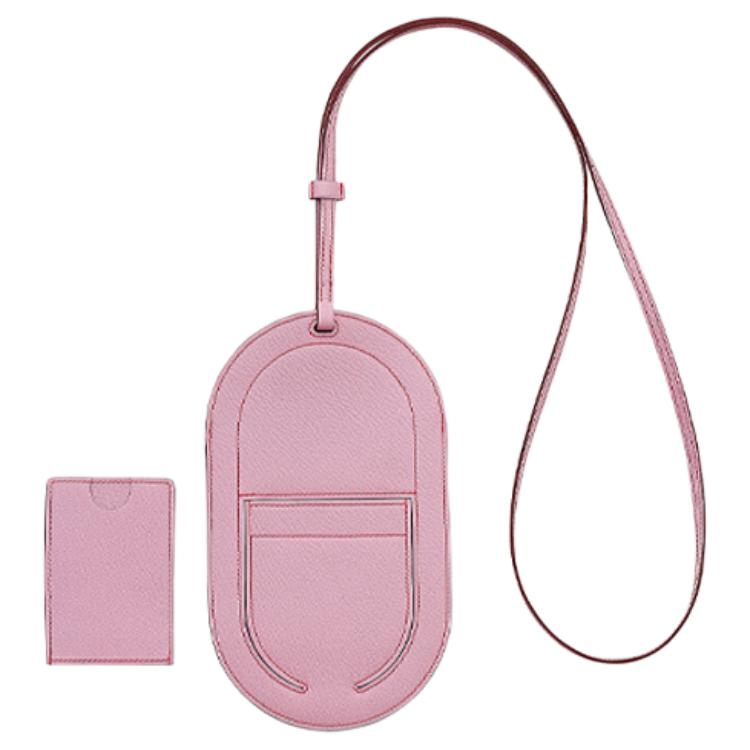 

HERMES Кожаный держатель для карт с поросячьим носом