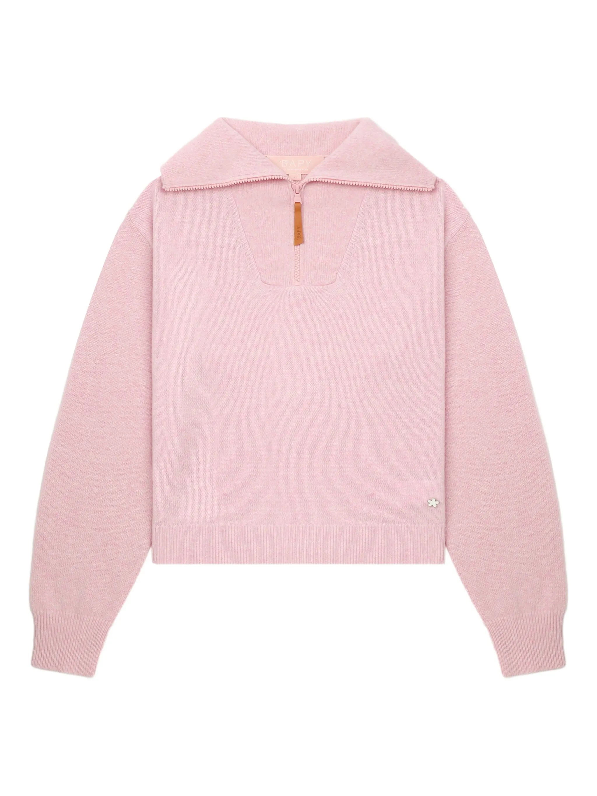 

Свитер с воротником на молнии Bapy By A Bathing Ape, розовый