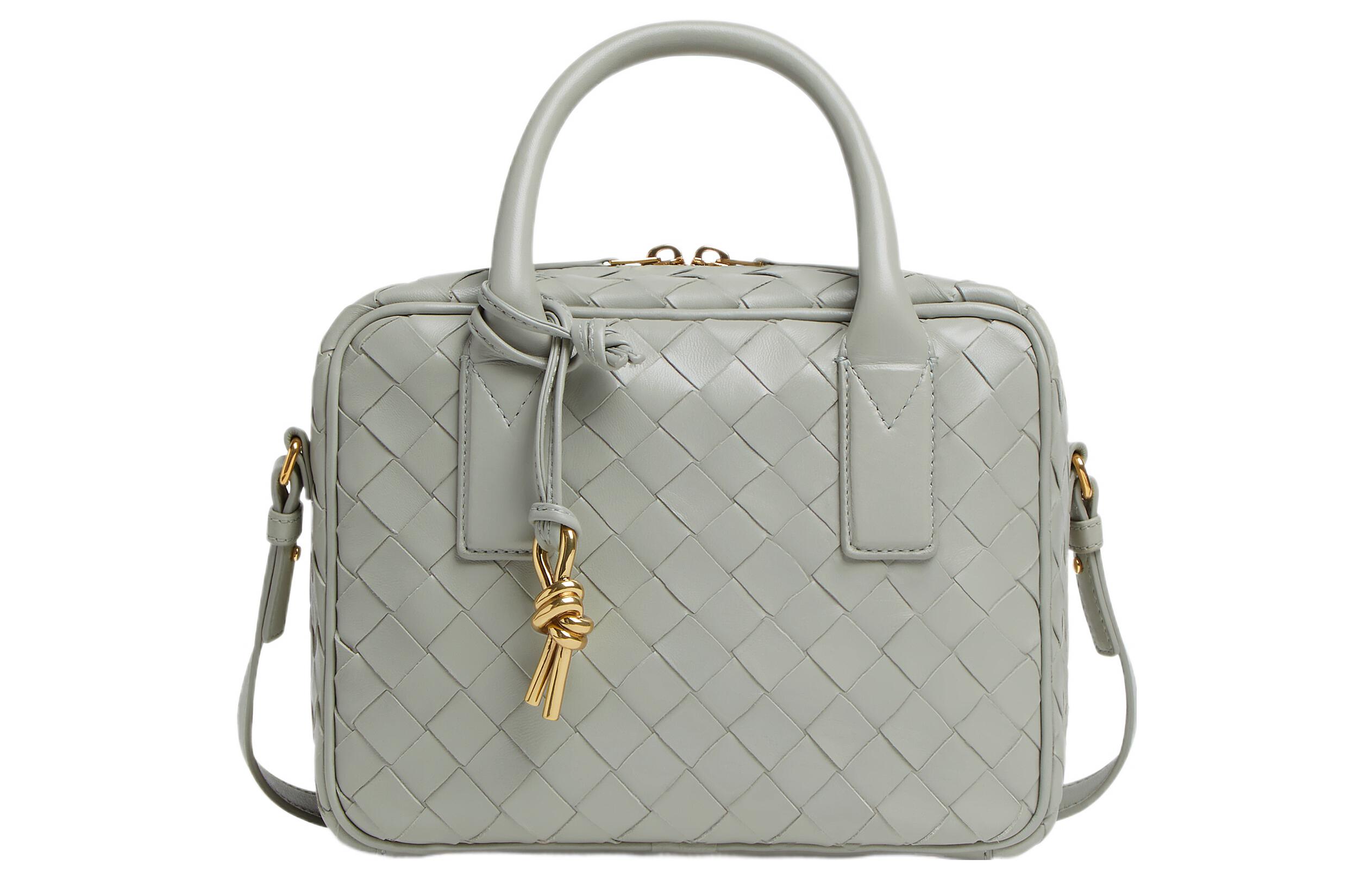 

Сумка через плечо из овчины, кроссбоди, женская сумка Trumpets цвета агатового серого Bottega Veneta, Set (Bag+Dust Bag)